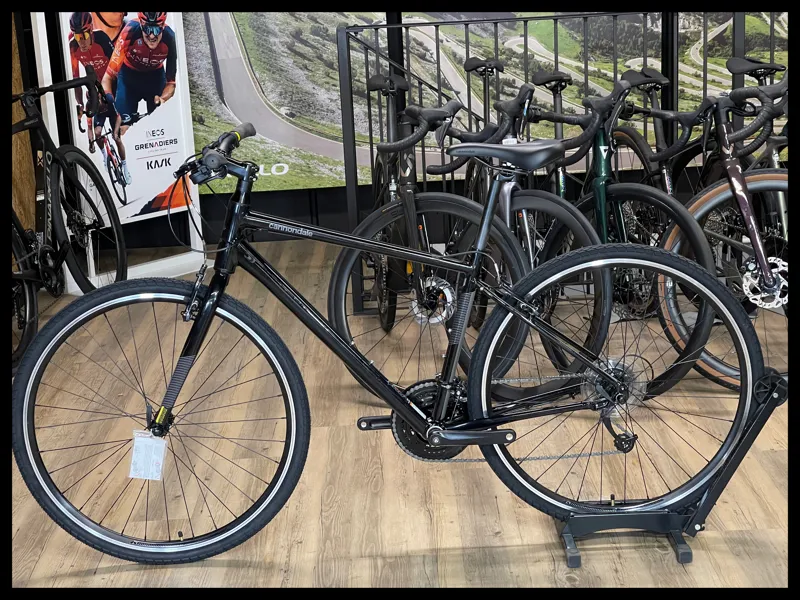 Cannondale Quick 6 Mens Hybrid Black Medium 2021-1