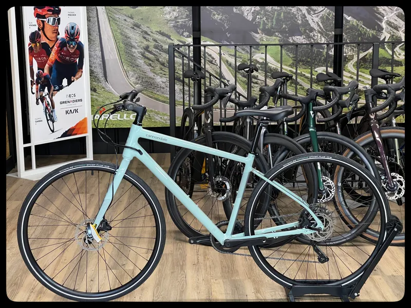 Cannondale Quick Disc 4 Remixte Alpine Medium Mint Womens Hybrid 2021-1