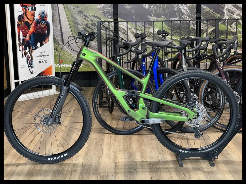 Cannondale Jekyll 1 Carbon 29er Beetle Green Medium 2022 Approved Used-1