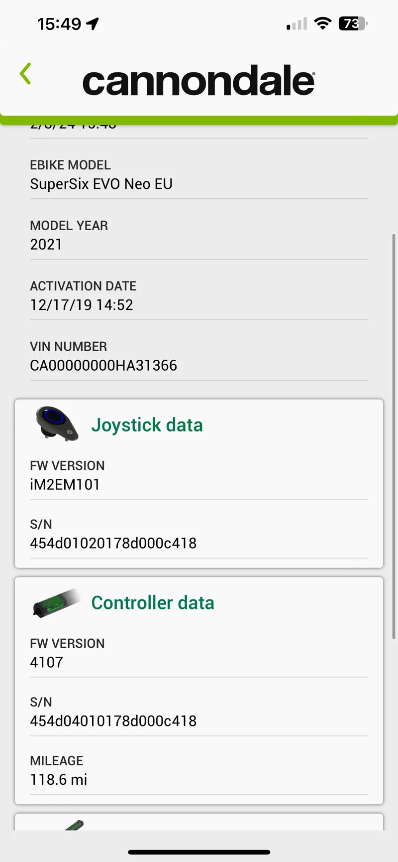 Cannondale SuperSix EVO Neo 2 Sage Medium 2021-10