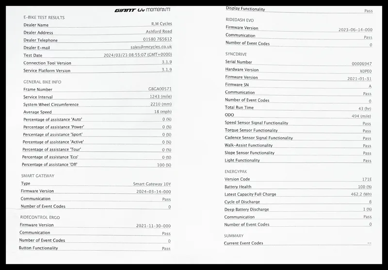 Giant FastRoad E+ EX Pro 25km/h Medium Black 2022 Approved Used-10