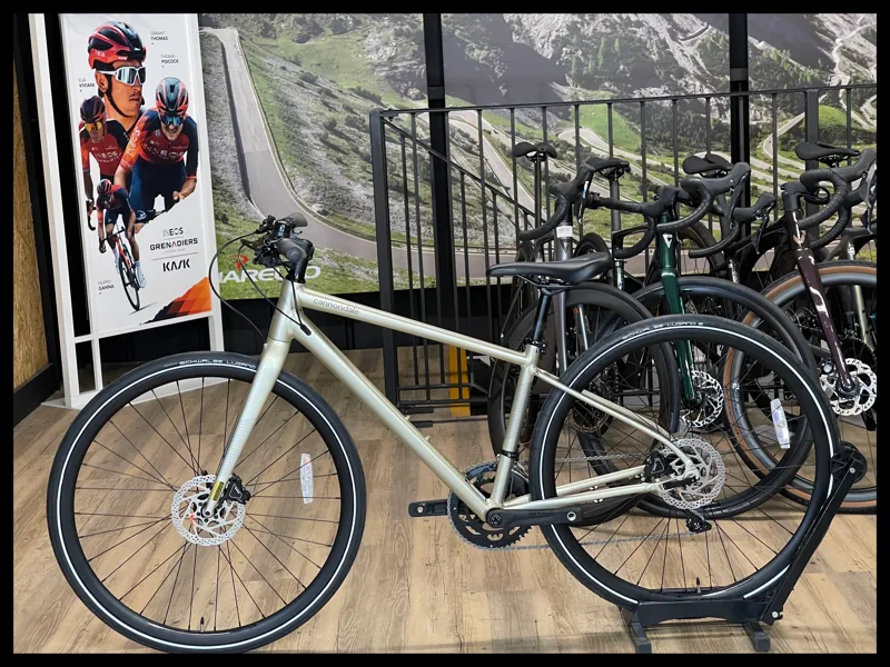 Cannondale Quick Disc 1 Womens Small Hybrid Champagne 2023-1