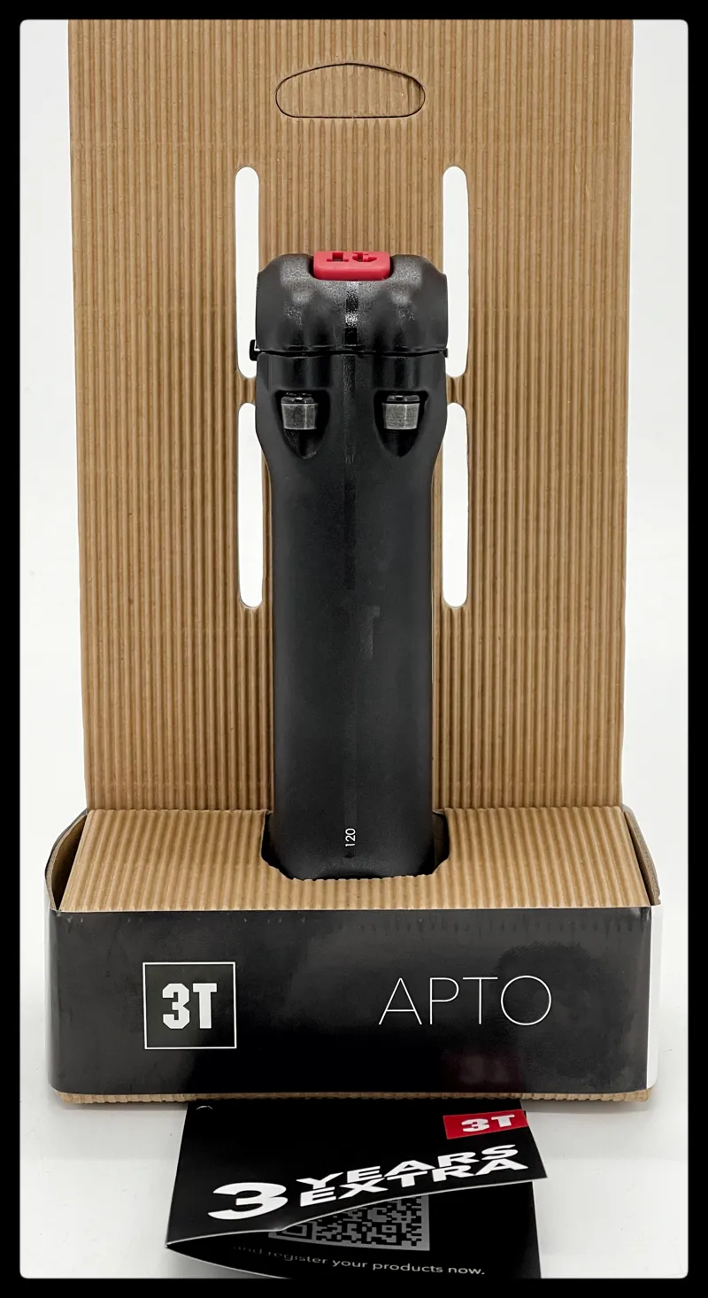 3T Apto Stealth 120 mm +/- 6mm Stem Alloy Black