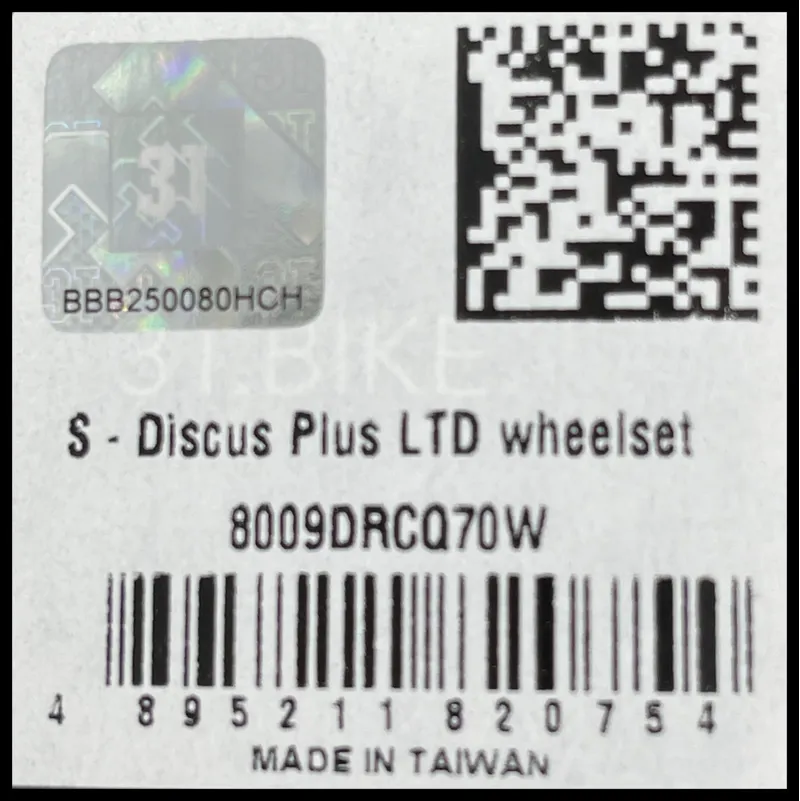 3T Discus Plus i28 Ltd Carbon Gravel Wheelset 584 x 28c  27.5/650b-6