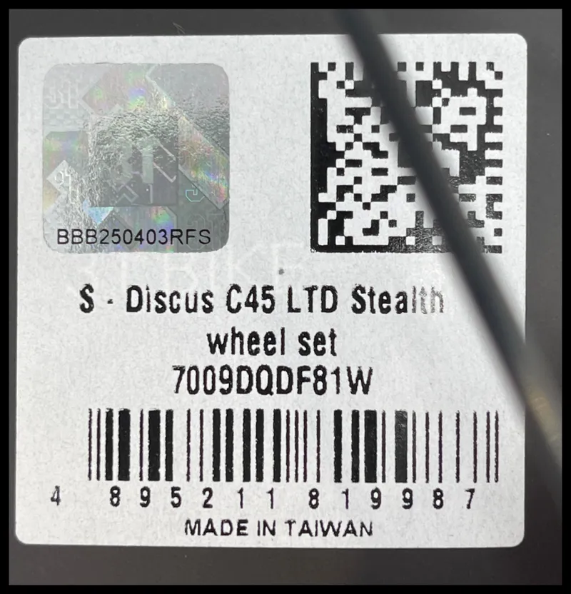 3T Discus 45/32 Ltd LTD Carbon 700c Wheelset-7