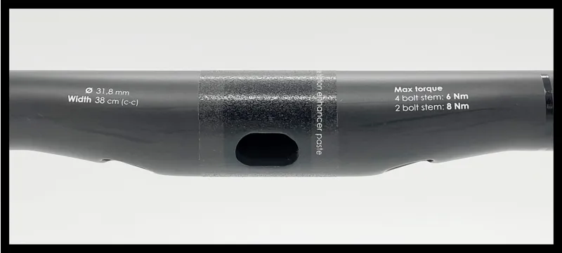 3T SUPERERGO Integrale Ltd Carbon Handlebars 38 cm C2C Black-5