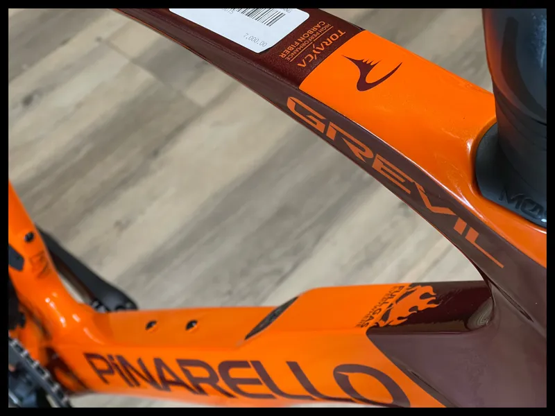 PINARELLO GREVIL F9 53cm SHIMANO GRX 825DI2 STONE ORANGE-2