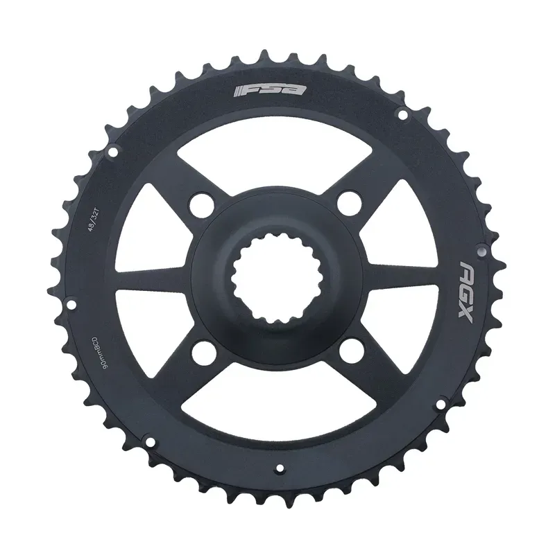 FSA Gossamer Pro AGX+ Direct Mount 2x11 Chainring in Black