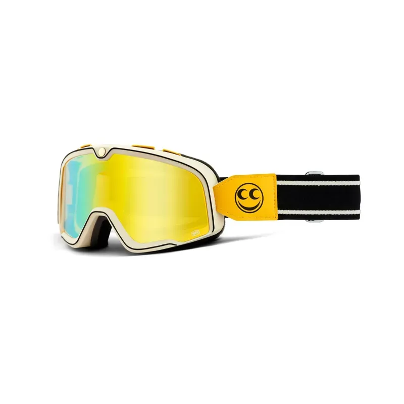 100% Barstow Goggles in Flash Yellow Lens/See See