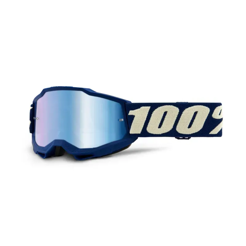 100% Accuri 2 Youth Goggles in Blue Mirror Lens/Marine