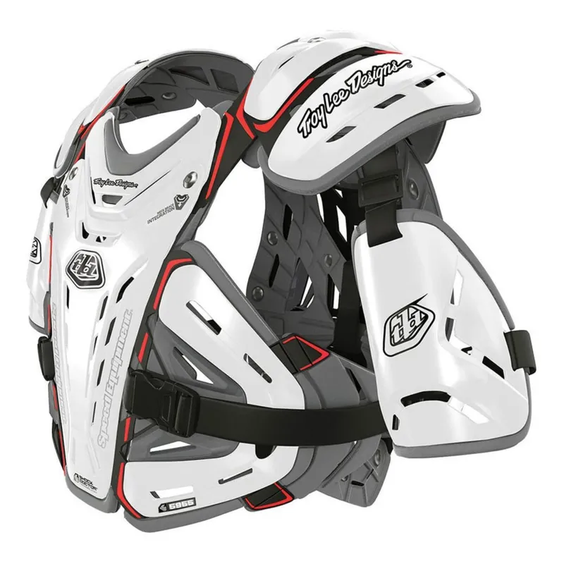2020 Troy Lee Designs BG5900 Kids Chest Protector in White