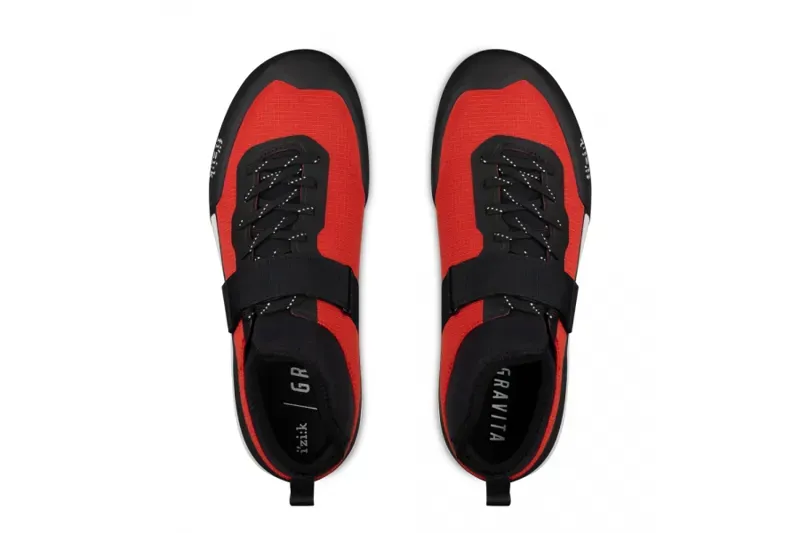 Fizik Gravita Tensor Flat MTB Shoes in Red/Black-1