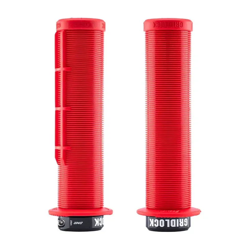 DMR Gridlock Handlebar Grips in Red
