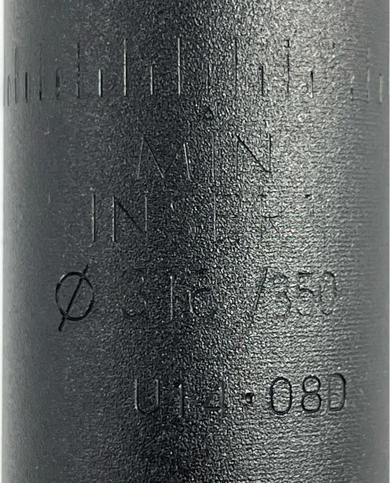 MOST Aluminium Seat Post 31.6 mm 350 mm Black-4