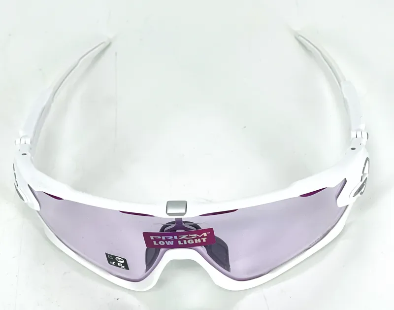 Oakley Jawbreaker Prizm Sunglasses - Polished White/Prizm Low Light-1