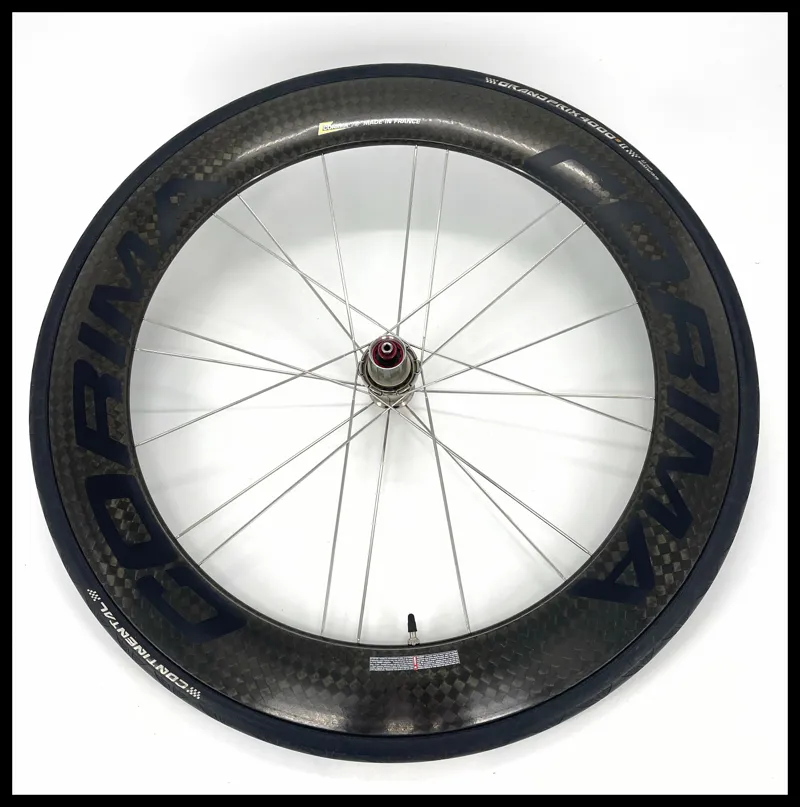 Corima 73 Deep Section Rim Brake Carbon Tubular  Wheelset QR Shimano Freehub-3