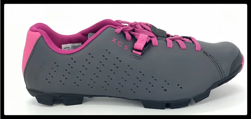 Shimano XC5 Women's Cyclocross Shoe EU 40 Grey/Magenta-1