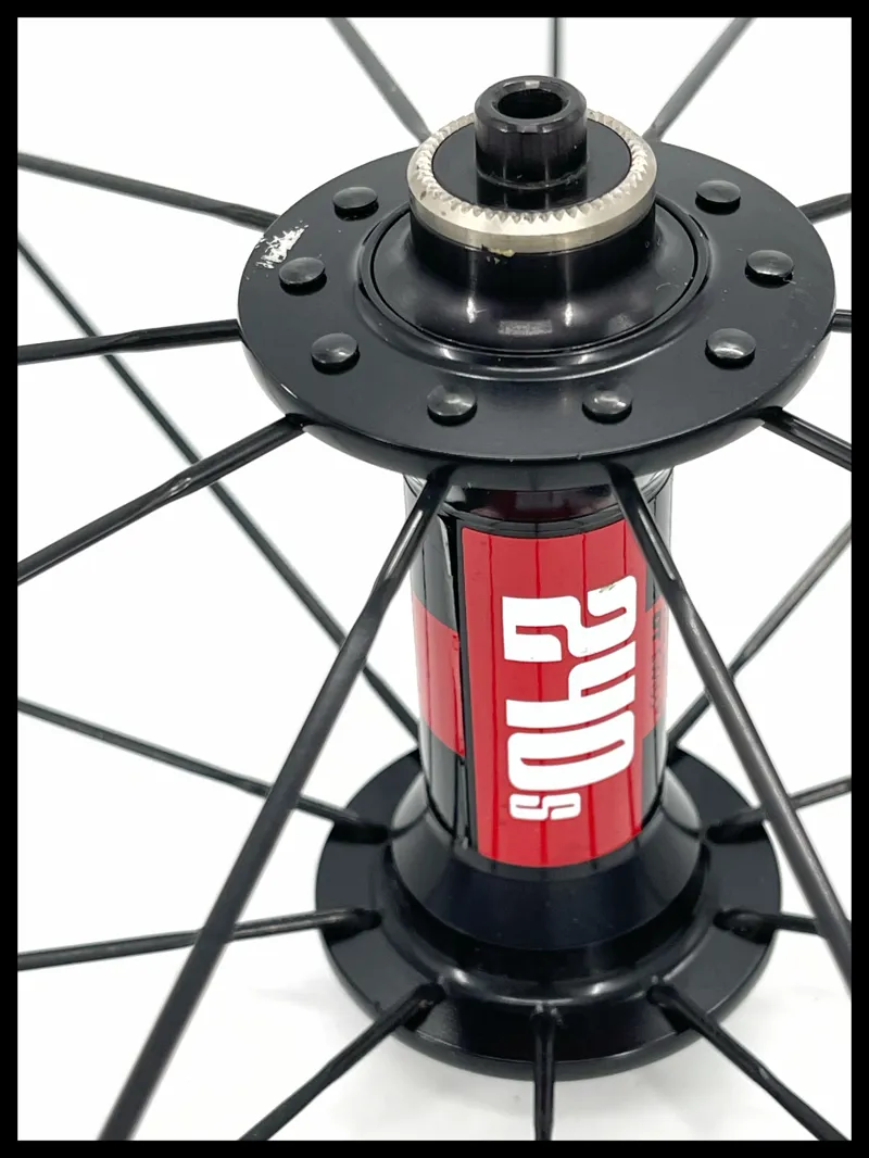 Knight 50 TLA Carbon Carbon Tubeless Rim QR Wheelset-7