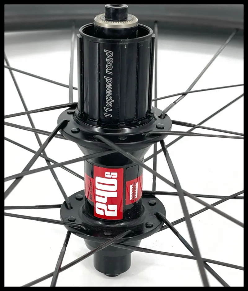 Knight Composites 50 TLA Carbon Tubeless Rim QR Wheelset-7