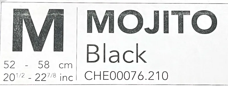 Mojito 3 Road Helmet M Black-4