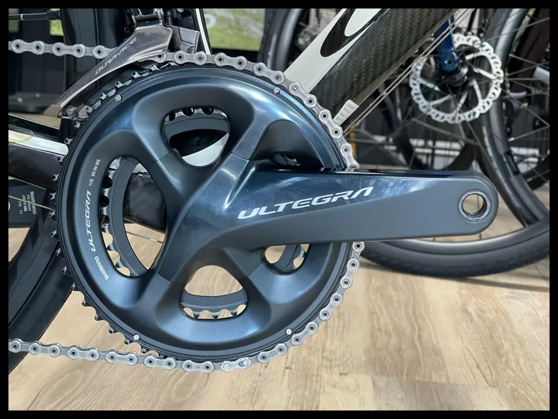 Orbea Orca White and Black Carbon 53 cm Ultegra/Dura Ace Road Bike-3