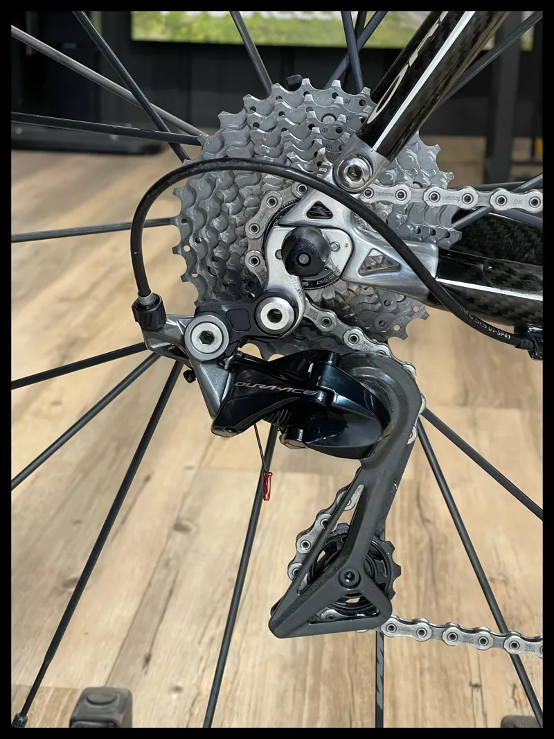 Orbea Orca White and Black Carbon 53 cm Ultegra/Dura Ace Road Bike-4