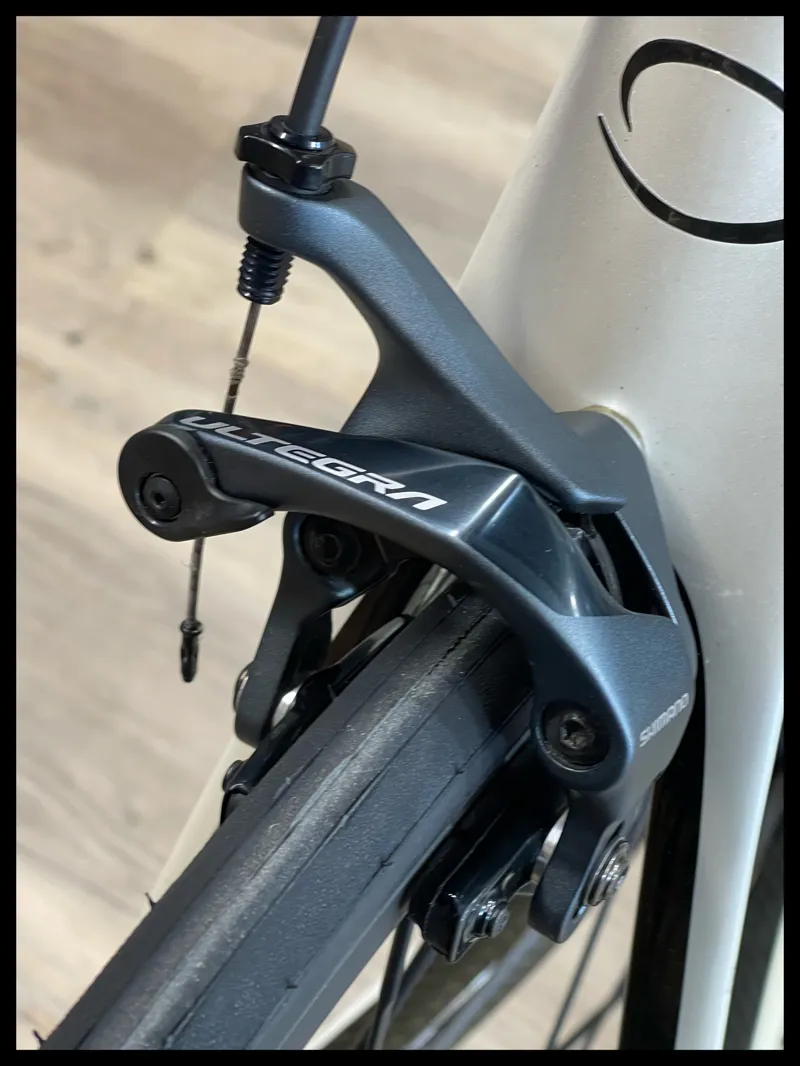 Orbea Orca White and Black Carbon 53 cm Ultegra/Dura Ace Road Bike-6