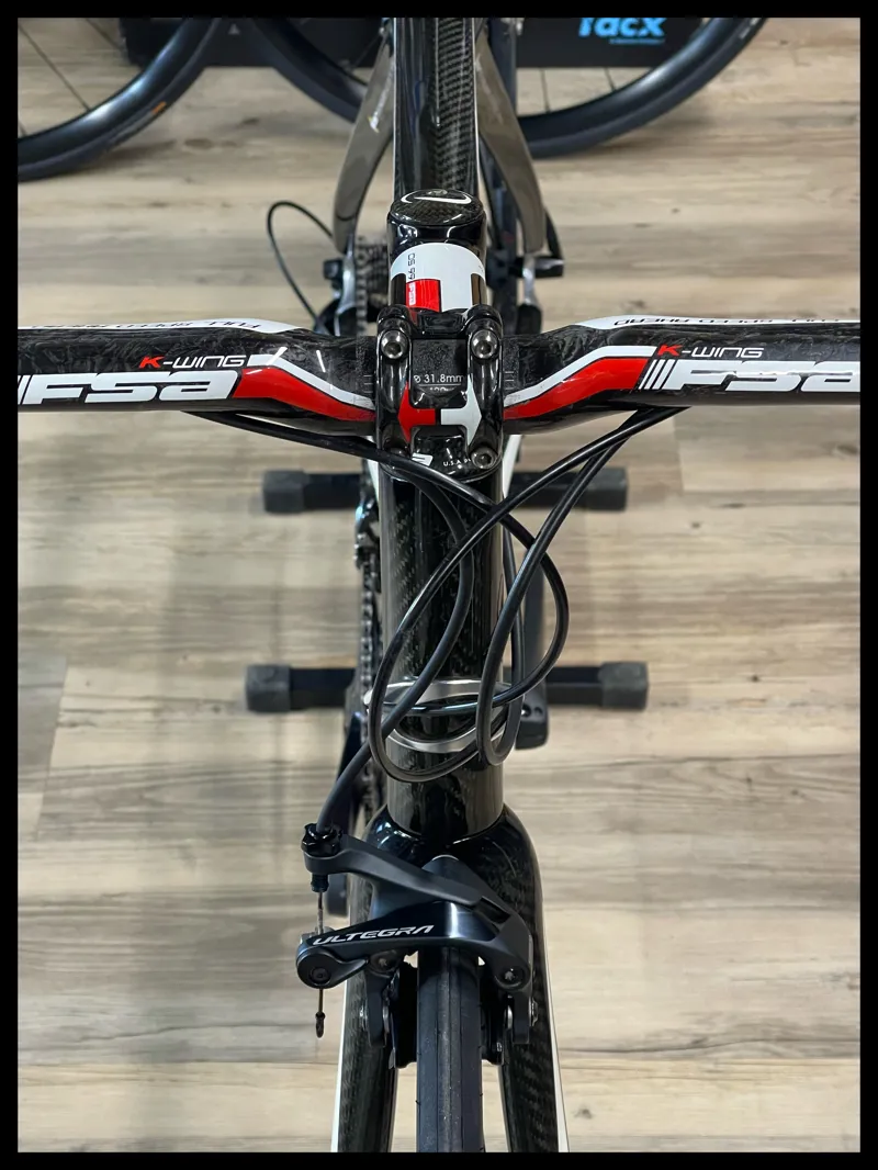 Orbea Orca White and Black Carbon 53 cm Ultegra/Dura Ace Road Bike-2