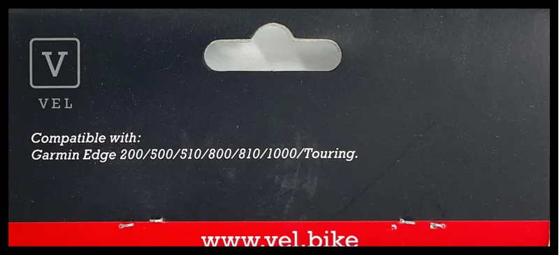 Vel Garmin GPS Computer Handlebar Mount White-1