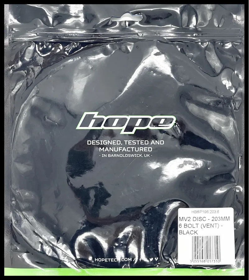 Hope Technology V2 Vented 6-Bolt Disc Rotor-1