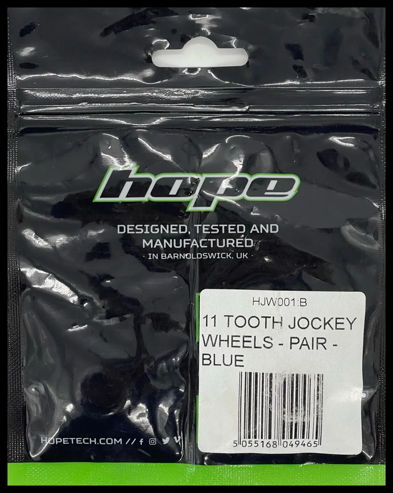 Hope 11 tooth Jockey Wheels Blue-1