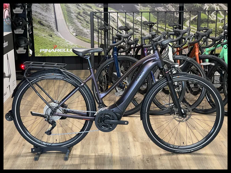 Explore E+ 1 Pro STA 25km/h Medium Rosewood Women's Hybrid