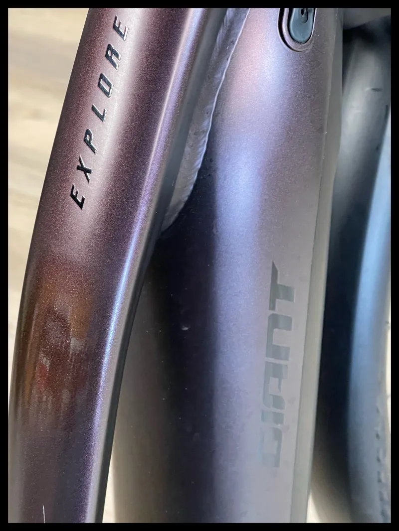 Explore E+ 1 Pro STA 25km/h Medium Rosewood Women's Hybrid-2