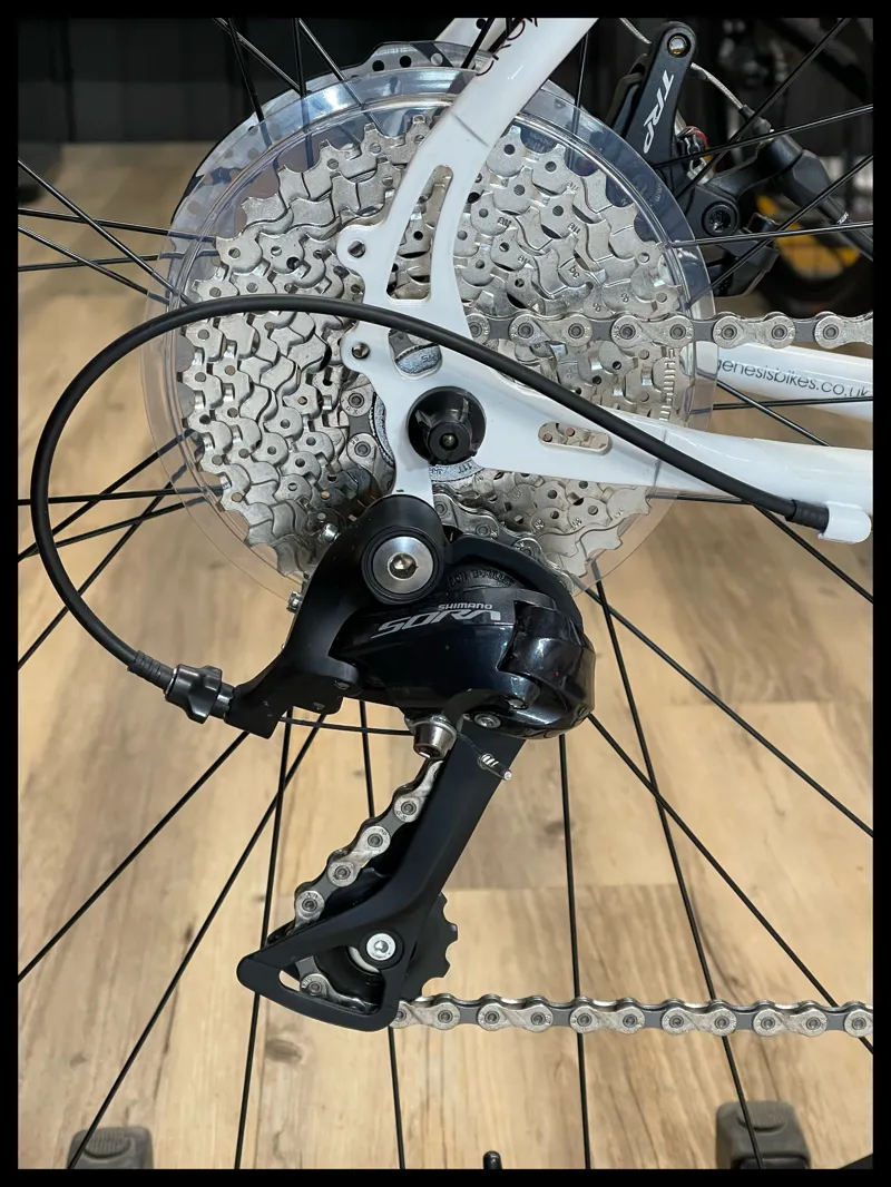 GENESIS CROIX DE FER 10 Medium White Gravel Bike-4