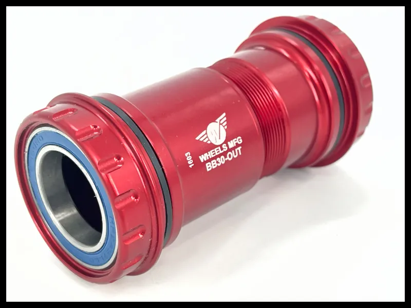 BB30 to Outboard Bottom Bracket - SRAM Compatible - Red-1