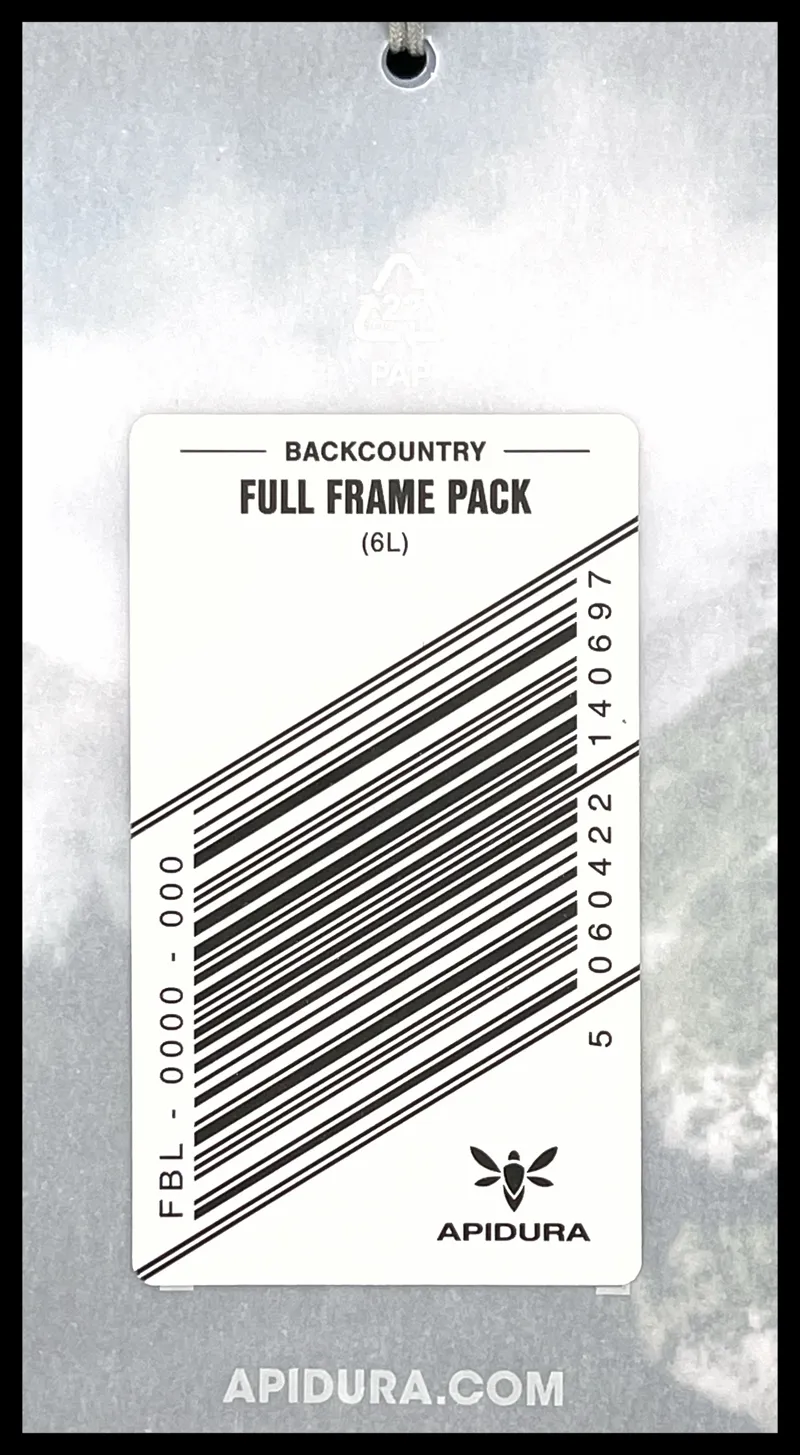 Apidura Backcountry Full Frame Pack 6L Grey-3