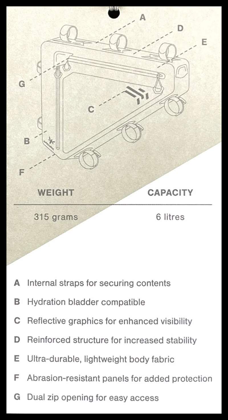 Apidura Backcountry Full Frame Pack 6L Grey-4