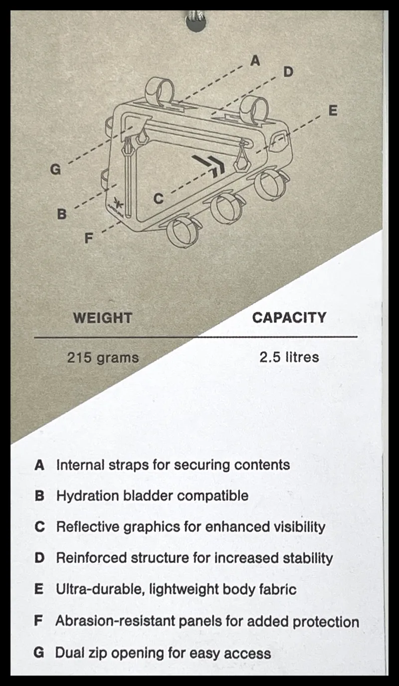 Apidura Backcountry Full Frame Pack 2.5L-3