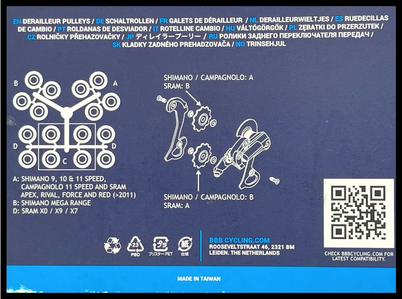 BBB RollerBoys Ceramic Jockey Wheels BDP-12-1