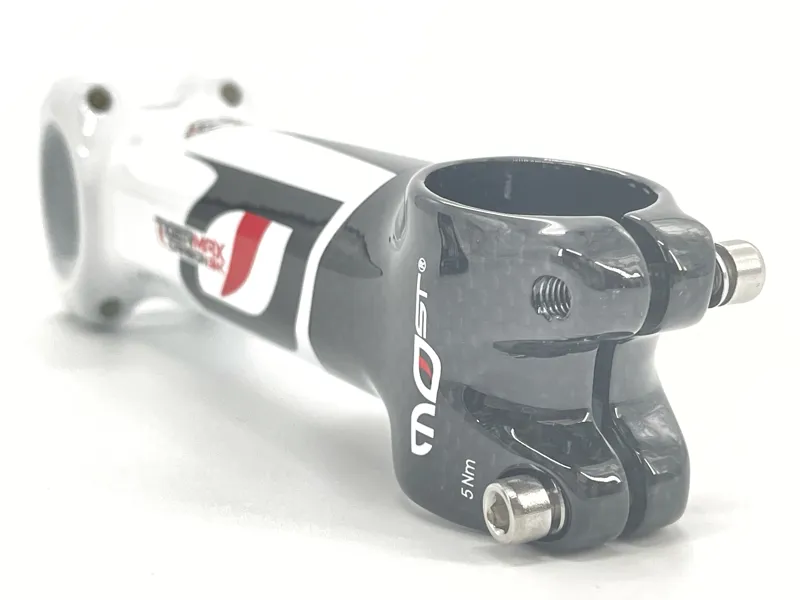 MOST TigerMax Carbon 3K 13cm  Stem1 1/8 31.8mm White/Black-1