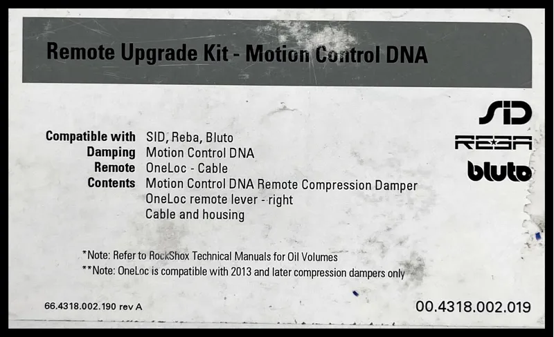 Rockshox Remote Upgrade Kit-3