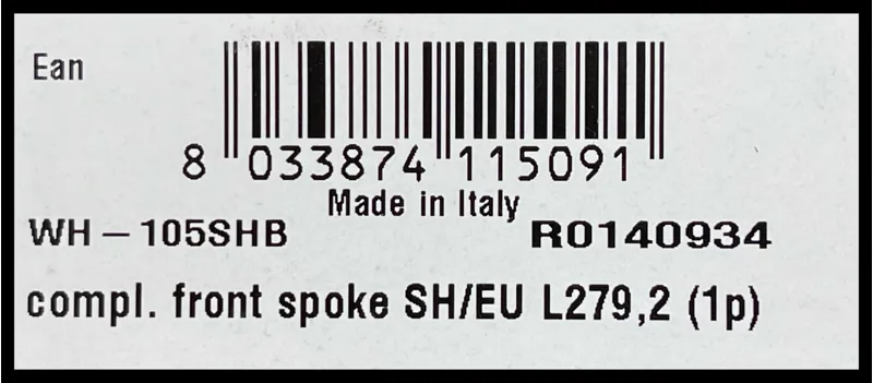 Campagnolo Shamal Ultra Spoke Front Black-2