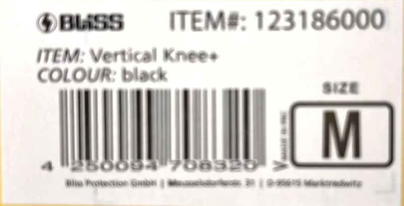 Bliss Vertical Knee Protection Black Medium-3