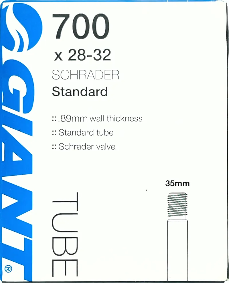 Giant 700c x  28-32 mm Schrader Inner Tube 35 mm Valve