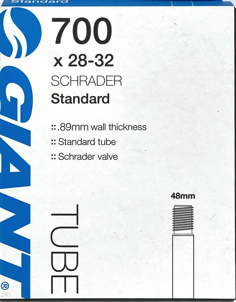 Giant 700c x 28-32 mm Schrader Innertube 48 mm valve