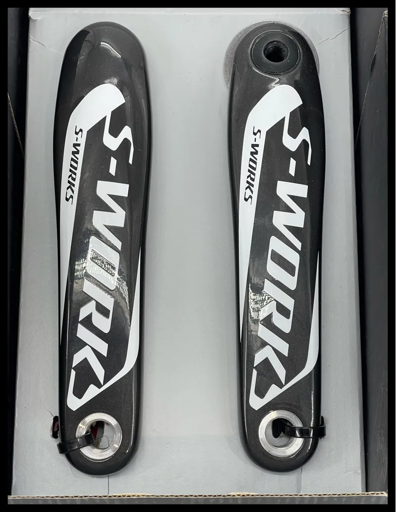 Specialized S-Works Carbon Road Crank Arms and Spider - White Decal-2