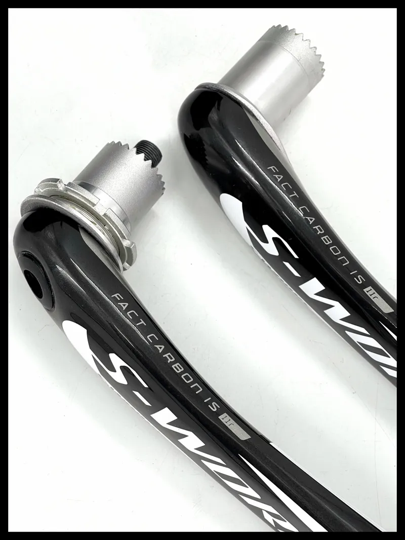 Specialized S-Works Carbon Road Crank Arms and Spider - White Decal