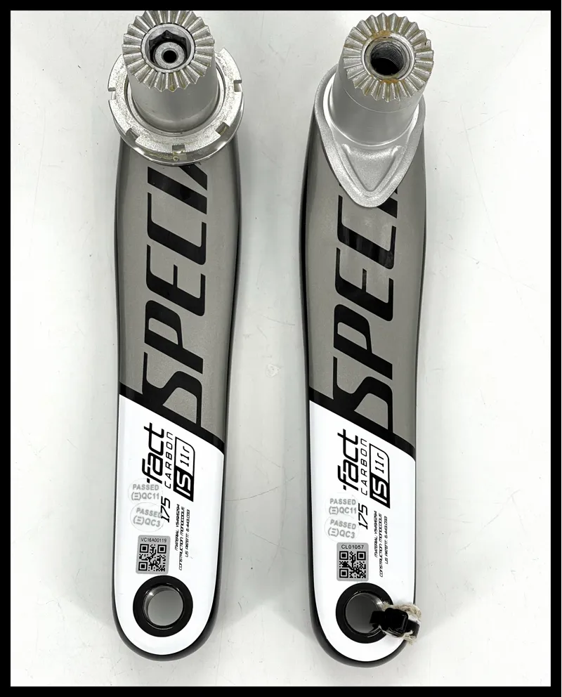 Specialized S-Works Carbon Road Crank Arms and Spider - White Decal-1