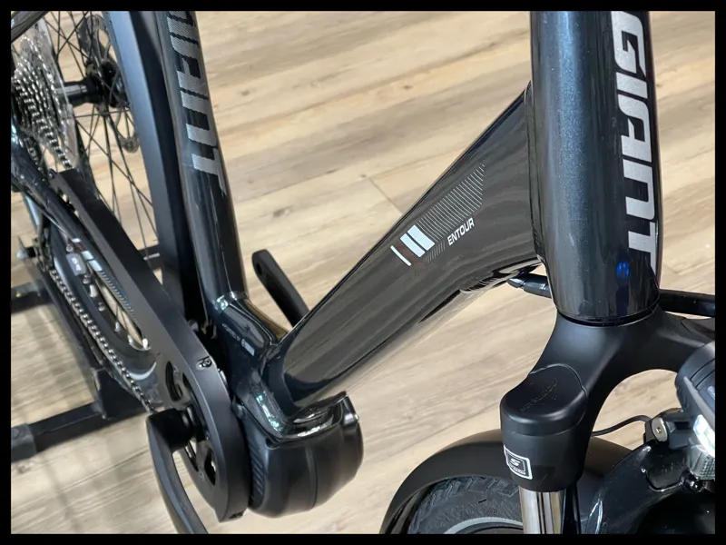 Giant Entour E+ 2 LDS Medium Gunmetal Black 2022 Approved used-2