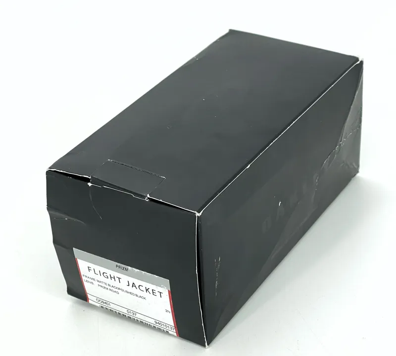 Oakley Flight Jacket Sunglasses - Matte Black/Prizm Trail Torch-6